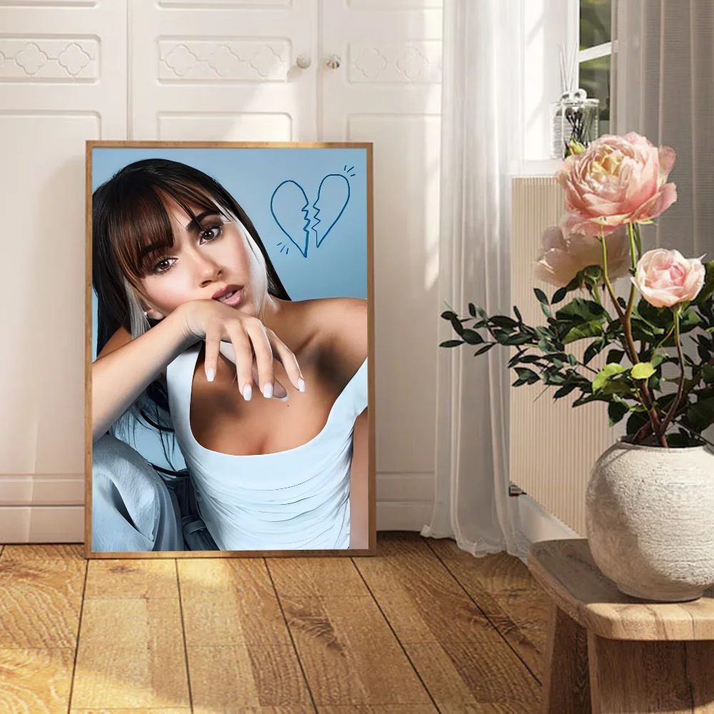Aitana Ocanaes Singer Movie Sticky Posters Retro Kraft Paper Sticker DIY Room Bar Cafe Aesthetic Art Wall Painting