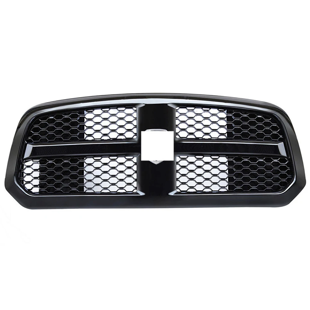 

New 2014-2017 ABS Front Gloss Black Grille For Dodge RAM 1500