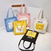 kpop new boys group stray kids ladies casual tote bag cute cartoon messenger bag versatile canvas tote bag shopping bag gift i n