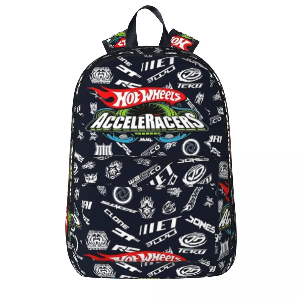 

AcceleRacers Logos Backpacks Large Capacity Children School Bag Shoulder Bag Laptop Rucksack Casual Travel Rucksack