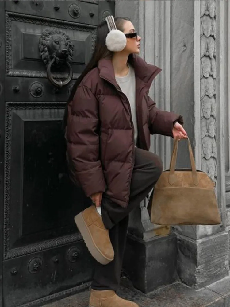 Винтажное женское зимнее утепленное хлопковое короткое пальто с воротником