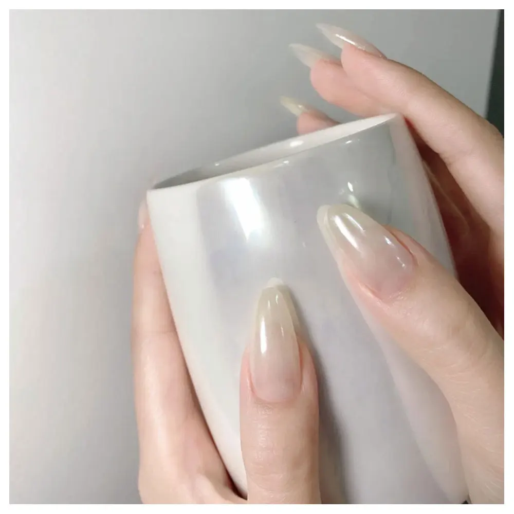 

24 шт., искусственные акриловые ногти в форме миндаля