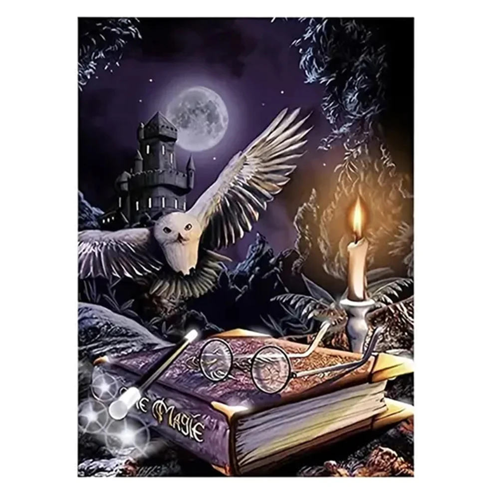 

Hot Selling New 5D Diamond Painting 2023 Magic Castle Full Drill Square/Round Diamond Embroidery Animals DIY Art Home Decorative