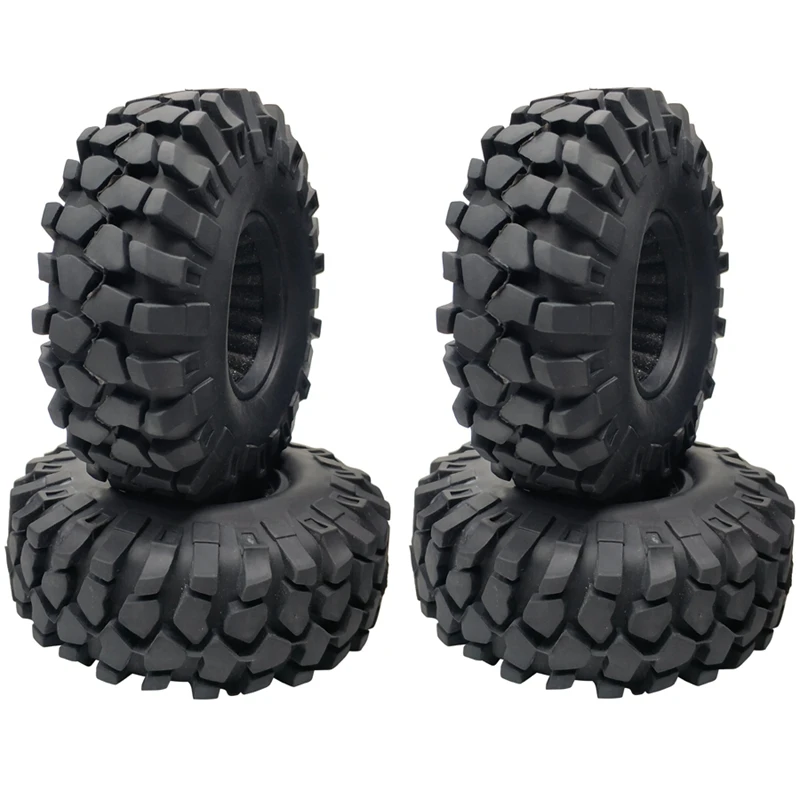 

4PCS 1.9 inch Rubber Tyre 1.9 Wheel Tires 108X40MM for 1/10 RC Crawler Traxxas TRX4 Axial SCX10 III AXI03007 90046