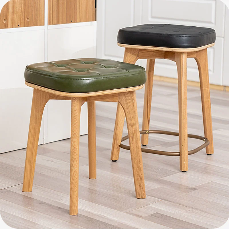 Sturdy Stable Foot Stool Upholstered Furniture  French Small