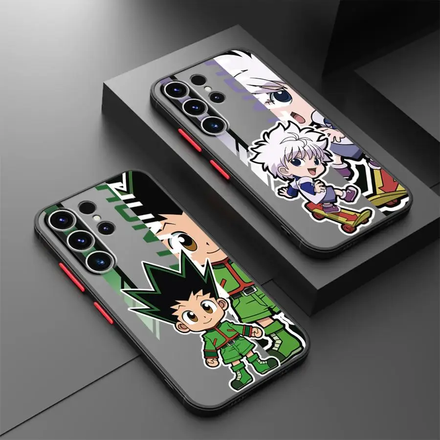 Чехол для телефона Anime H-Hunter X H-Hunters Samsung Galaxy S21 S20 FE S24 Ultra S23 S22 Plus Matte TPU Cover