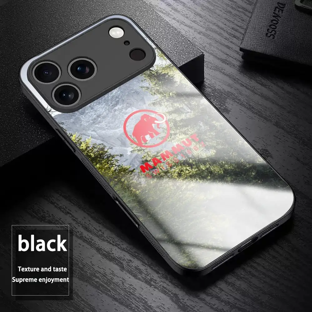 Чехол для телефона Outdoor Brands с узором Mammut для iPhone 17 Air, 16, 15, 14, 13, 12, 11 Plus, Mini, Pro, Max, стеклянный магнитный чехол (art.: 3920dbf47707e) - 3920dbf47707e
