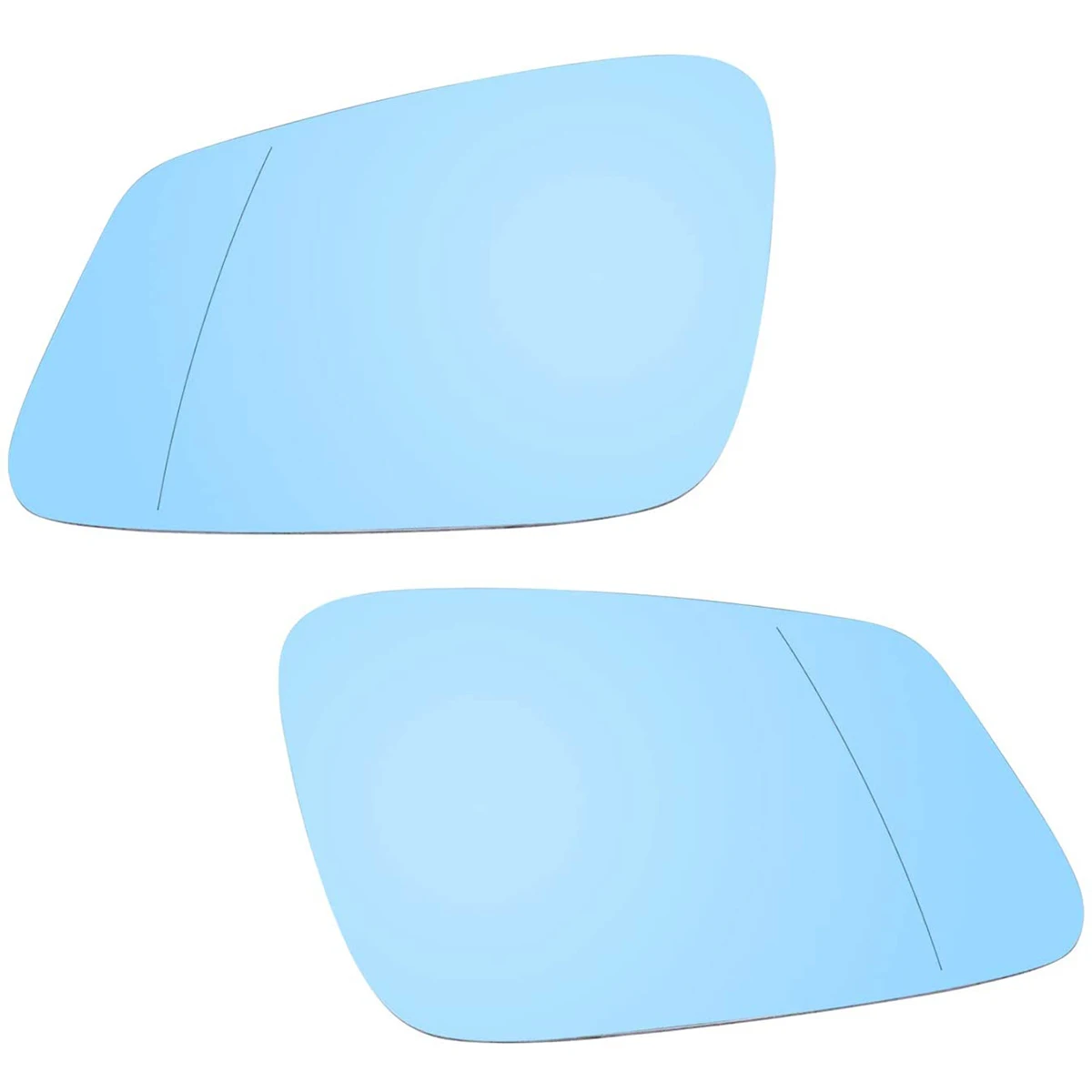 

Side Heated Wing Door Mirror Blue Glass Pair For BMW F20 F22 F30 F34 F36 X1