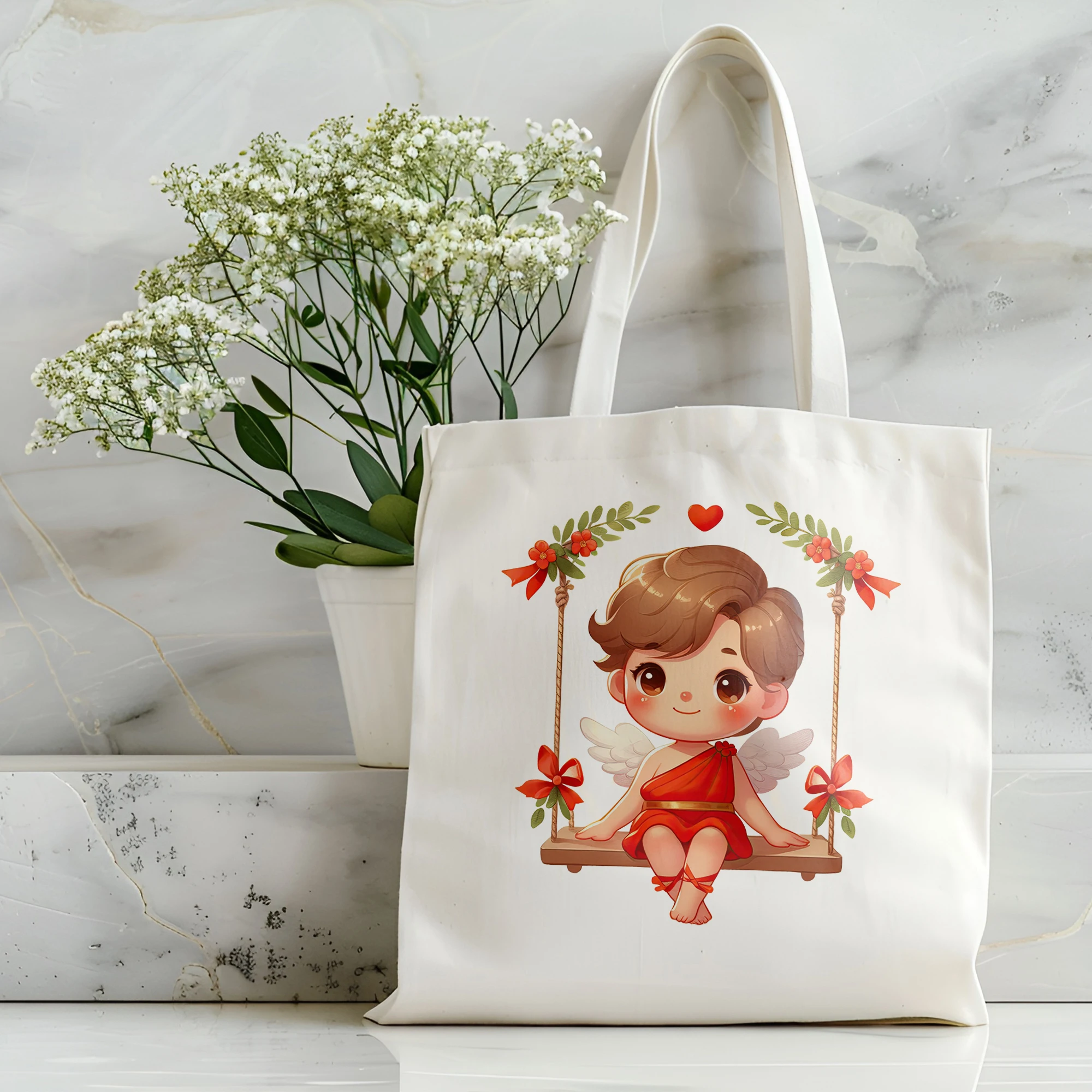 Сумка Cupid Angel для мальчиков и девочек сумка покупок художественная в стиле ретро