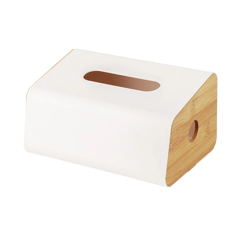 

Wooden Cover Tissue Box, Trace Multi- function Punch Tissue Rack for Kitchen Bathroom, Office Desk, Nightstand ( )