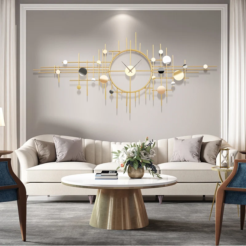 

Classic Silent Electronic Large Wall Clock Decorative Creative Kitchen Wall Clock Luxury Home Room Decors Reloj Home Design