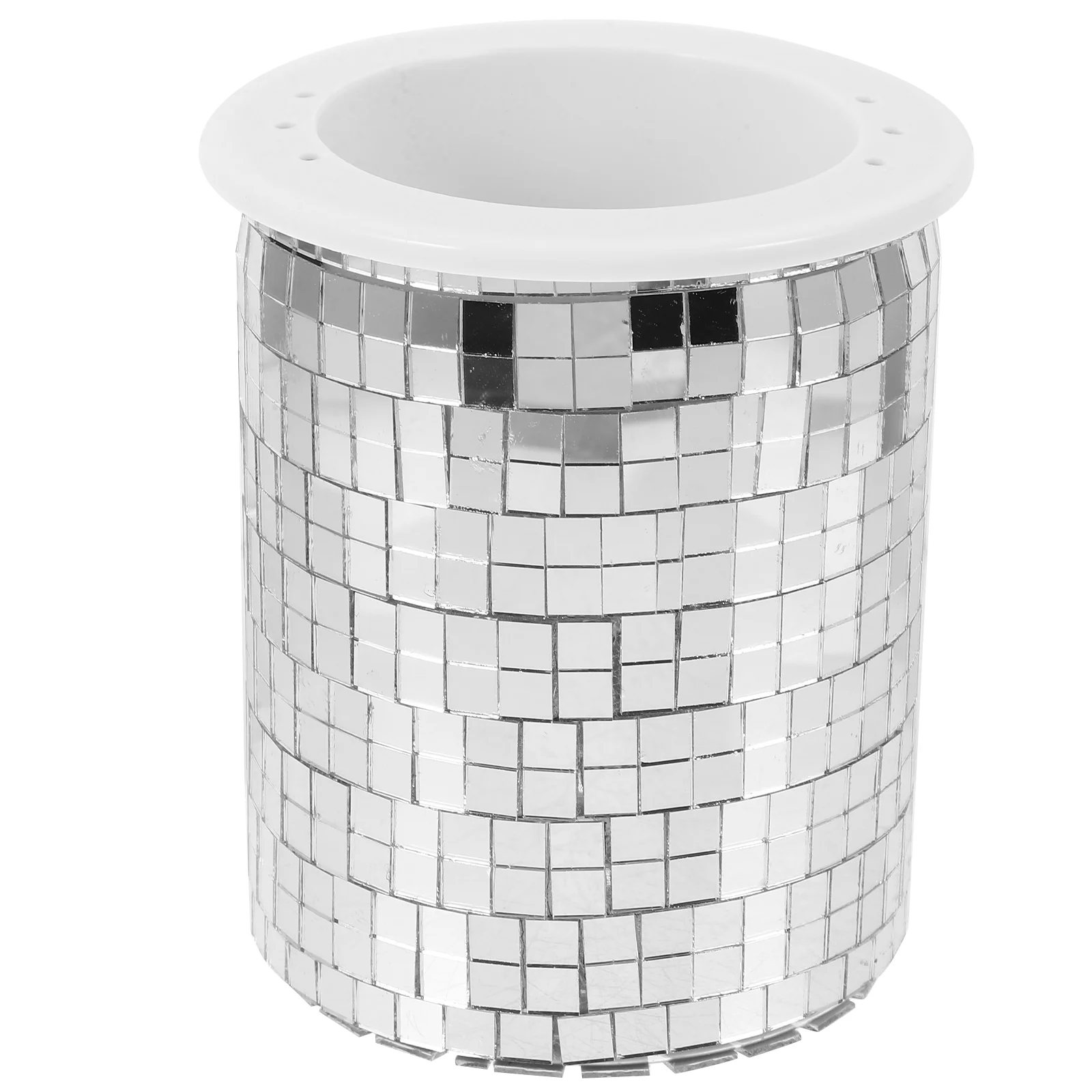 

Mirror Succulents Pot Disco Planter Nursery Accessory Makeup Brush Pen Holder