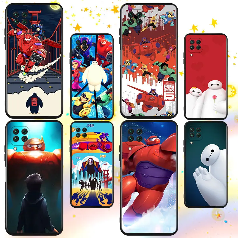 

Big Hero 6 Baymax For Huawei Nova 2i 3 3i 5T 6 7 7i 8 8i 9 PRO Mate 10 20 40 Lite Pro Black luxury Silicone Soft Phone Case Capa