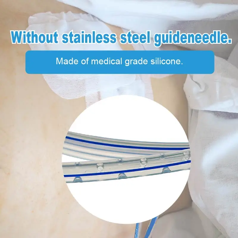 KranVer 10 шт. медицинская силиконовая круглая перфорированная сливная трубка без