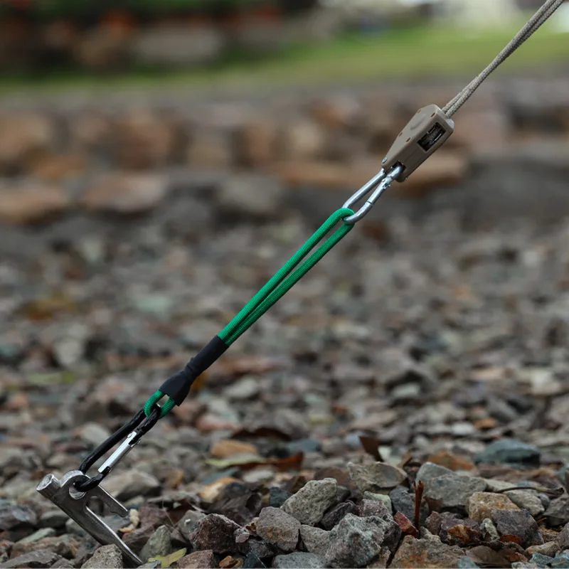 Эластичный веревочный крючок для палатки пешего туризма портативный аксессуар