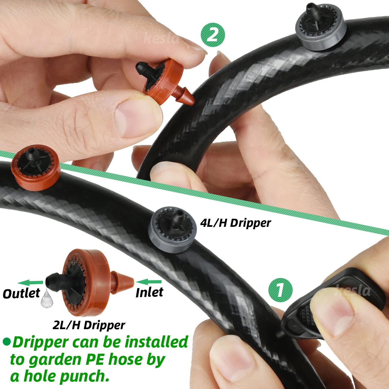 Сад 20-200 шт. 2 л 4 8 автоматическая капельница с компенсацией давления