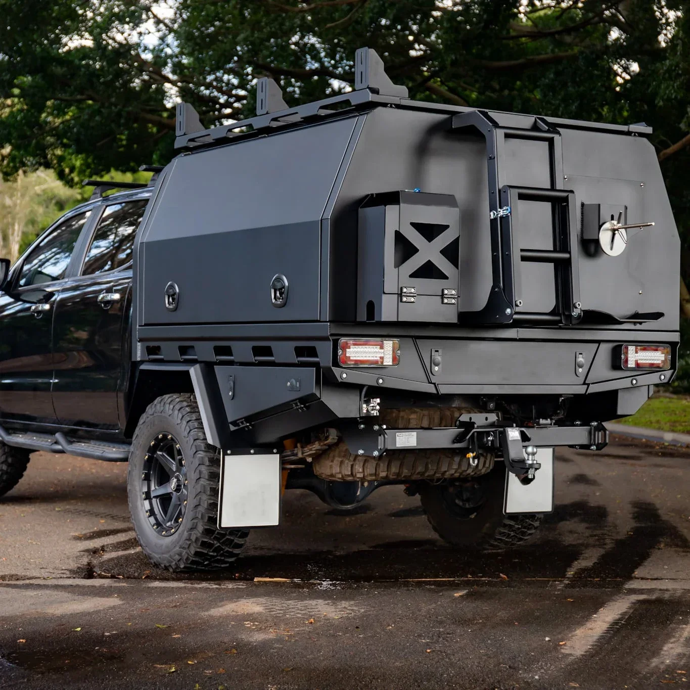 Алюминиевый Грузовик Ute Canopy с двойной кабиной алюминиевый ящик для инструментов