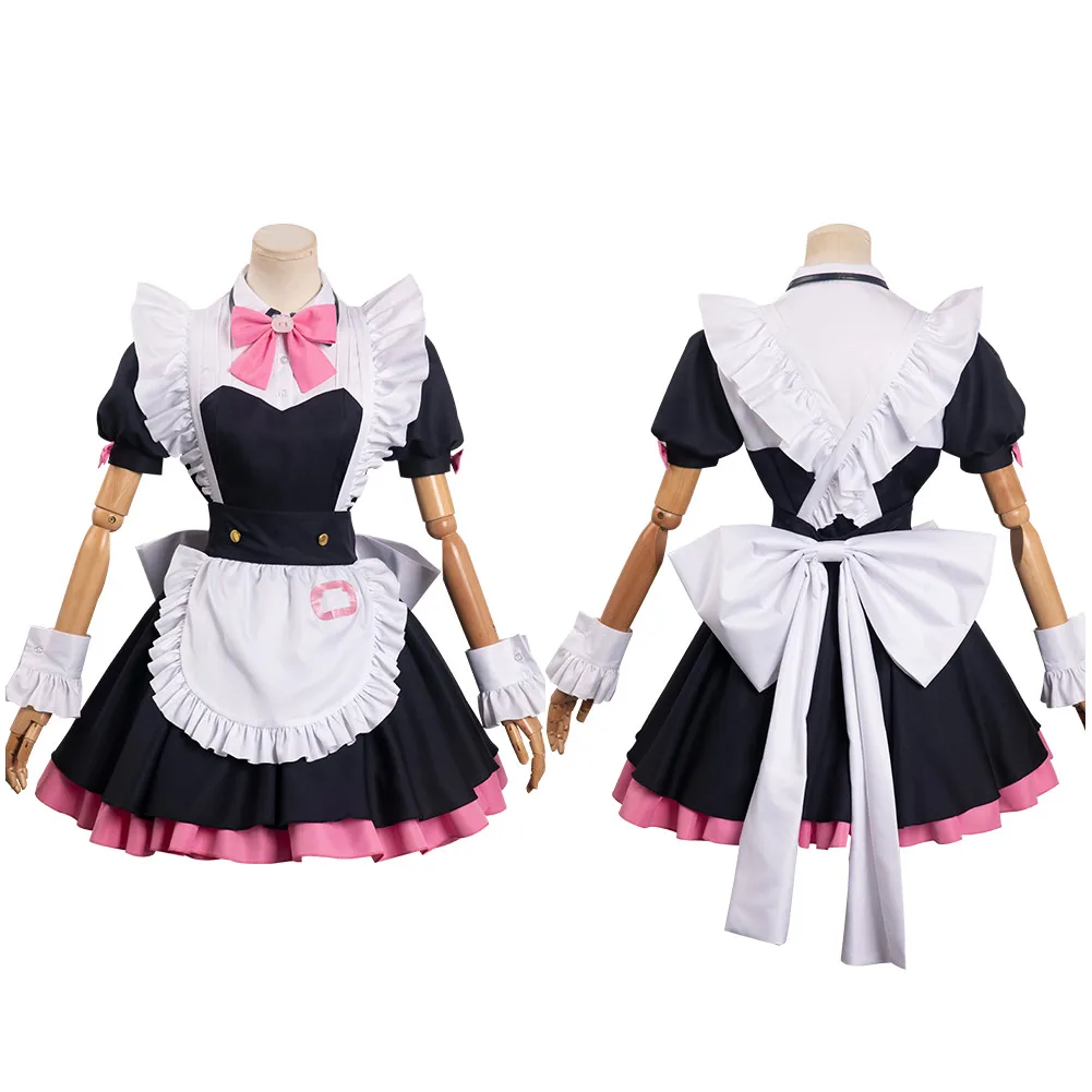

Akiba Maid Sensou Wahira Nagomi Cosplay Costume Maid Dress Outfits Halloween Carnival Suit Role Play