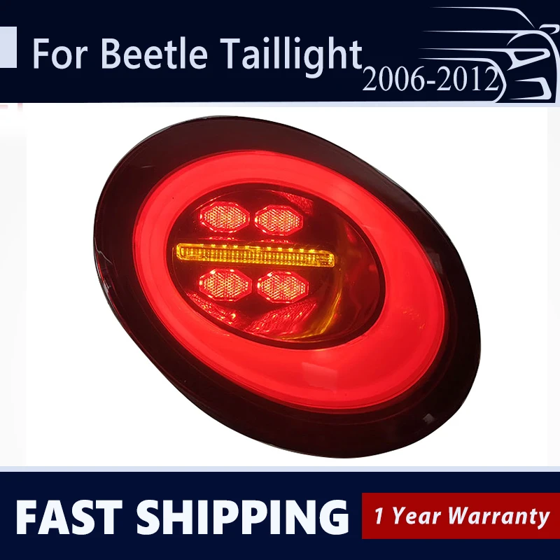 

Car Styling Tail Light For VW Beetle 2006-2012 Year Full Led Rear Lamp Animation Srart Moving Turning Signal Car