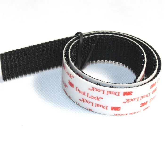 

6pcs 3M Dual Lock SJ3550 Black VHB Mushroom adhesive fastener tape, Type 250/ (25.4mm x 10cm) 60cm length