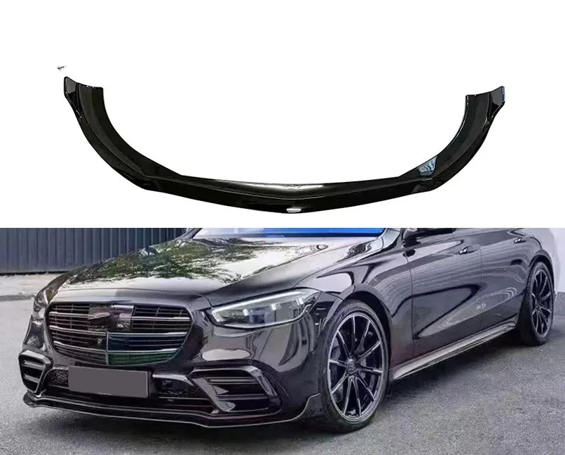 Автомобильный передний бампер, объемная лопата, передний спойлер, комплект кузова для Mercedes-Benz S class W223, модифицированный Brabus