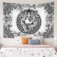 tapestry india elephant mandala ganesha wall hanging bohemian hippie psychedelic wall carpet room home decor tapestries blanket