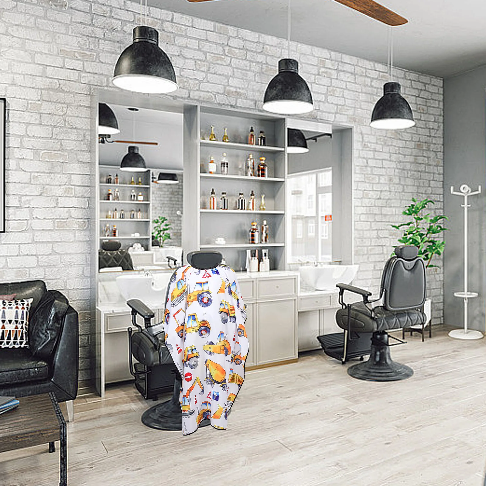 Детский фартук для парикмахера накидка стрижки уход за парикмахерскими