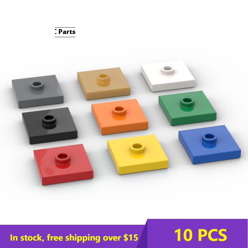 

10PCS Plate Brick 23893 87580 2x2 High-Techalal Changeover Catch For Building Blocks Parts DIY Educational Creative Gft Toys
