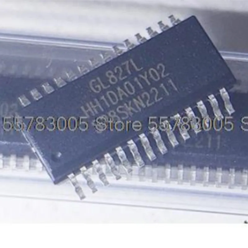 

10-100 шт., Новые искусственные шелковые экраны GL827L SSOP28, чип для чтения карт IC