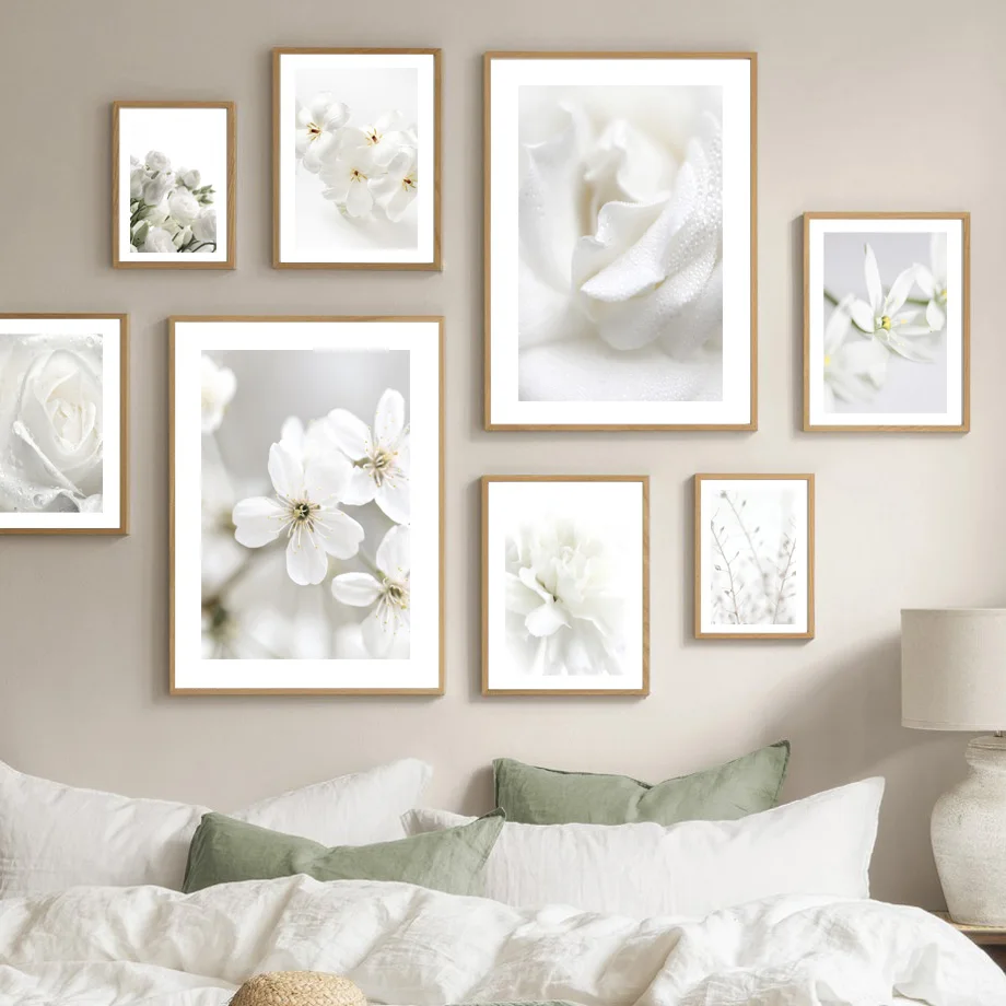 

DIY 5D Diamond Painting White Peony Rose Orchid Diamond Embroidery Mosaic Rhinestone Pic Living Room Home Decor Handwork Gift