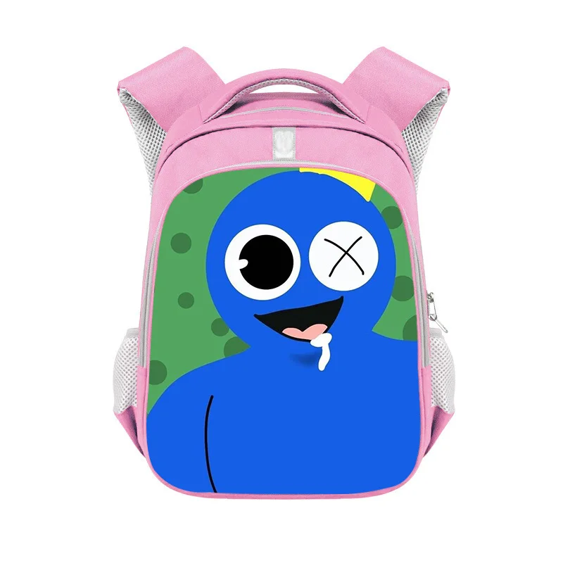 

Rainbow Friends Girl Zipper Backpack Kawaii Fashion Cartoon Anime Blue Student Back To School Cute School Bag Birthday Gift