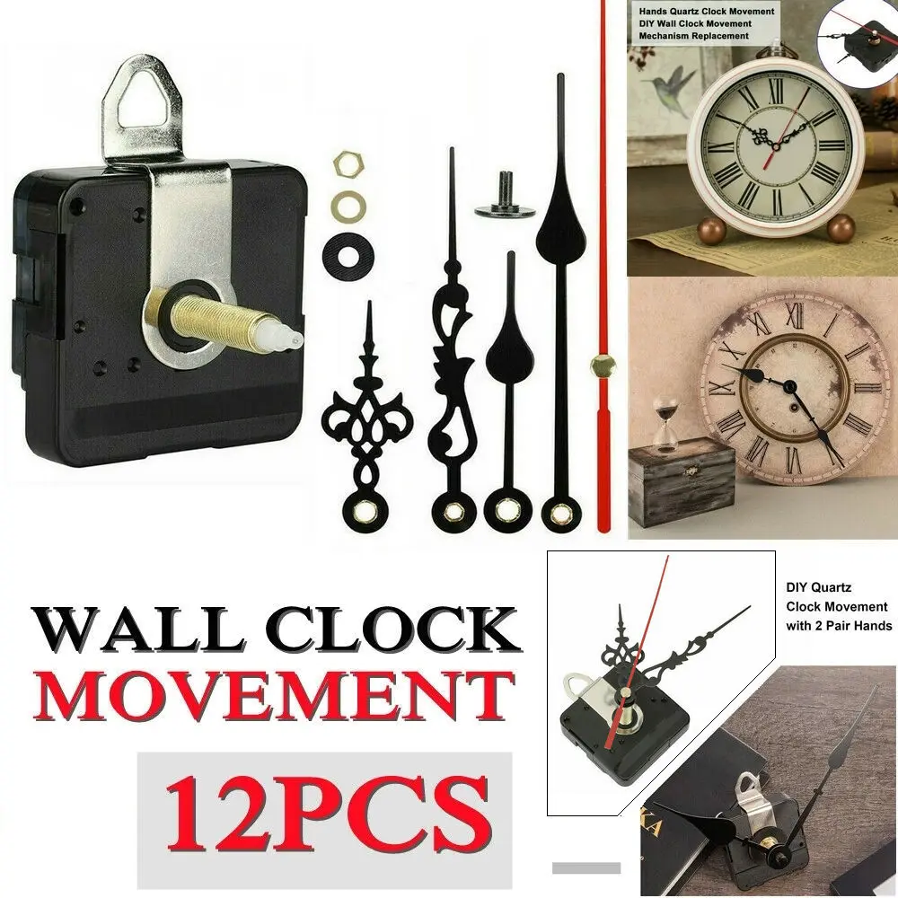 

1 комплект «сделай сам», кварцевые часы, механизм, стрелки, настенный ремонтный набор инструментов, Комплект деталей, Подвесные часы, бесшумные настенные часы, аксессуары, игла