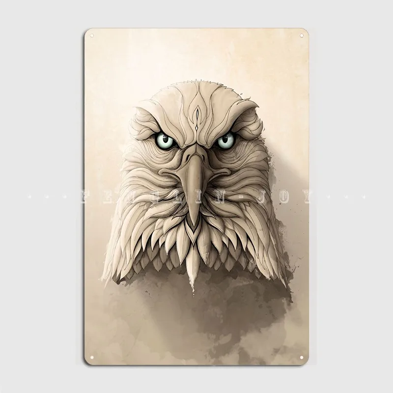 

Персонализированный Металлический плакат с орлом для клувечерние Вечерние