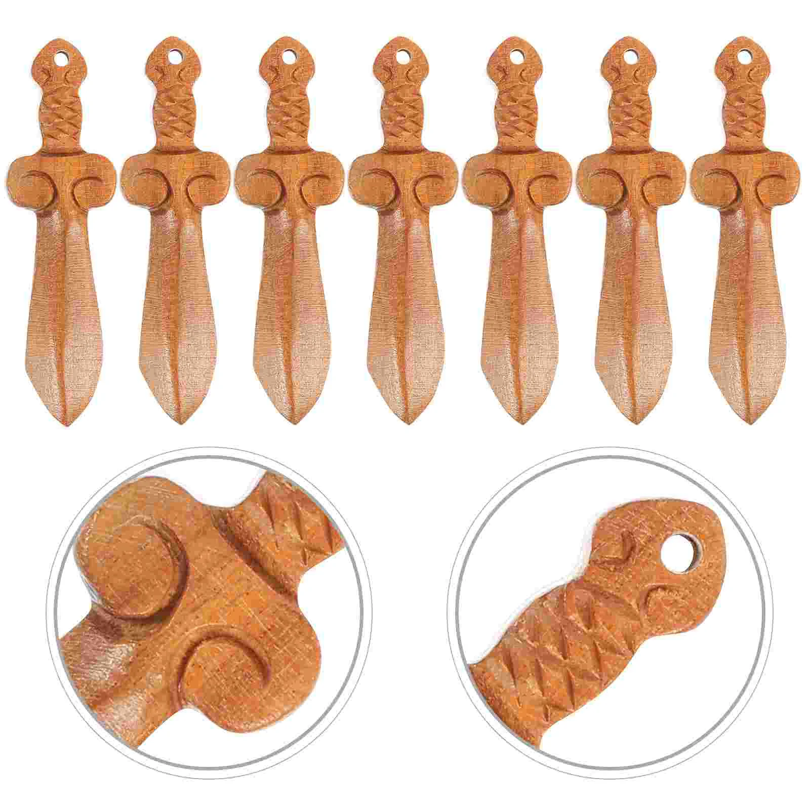 

Charms Mini Keychain Model Tiny Bookmark Chinese Katana Keyring Wood Making Jewelry Figures Pendants Vintage Diy Accessory
