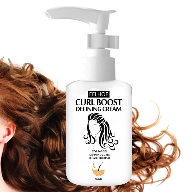 Enhances Natural Wave Curl Boost Cream Fluffy Hair Styling Products Setting Moisturizing Spray