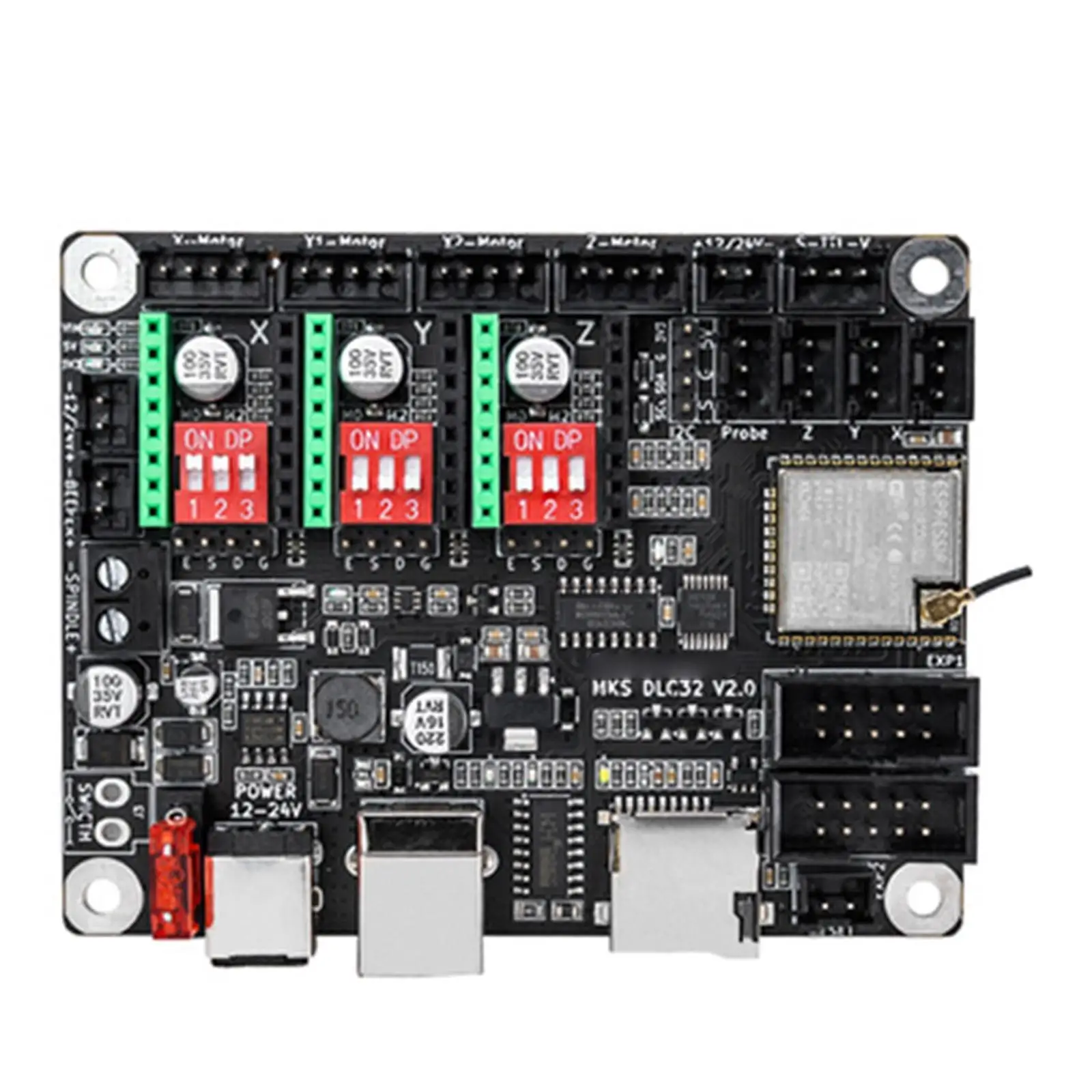 

32Bits Mks Dlc32 V2.1 Motherboard Upgraded Pro Replace Offline Controller Mainboard for 3D Printer Accessories Engraver Cutter