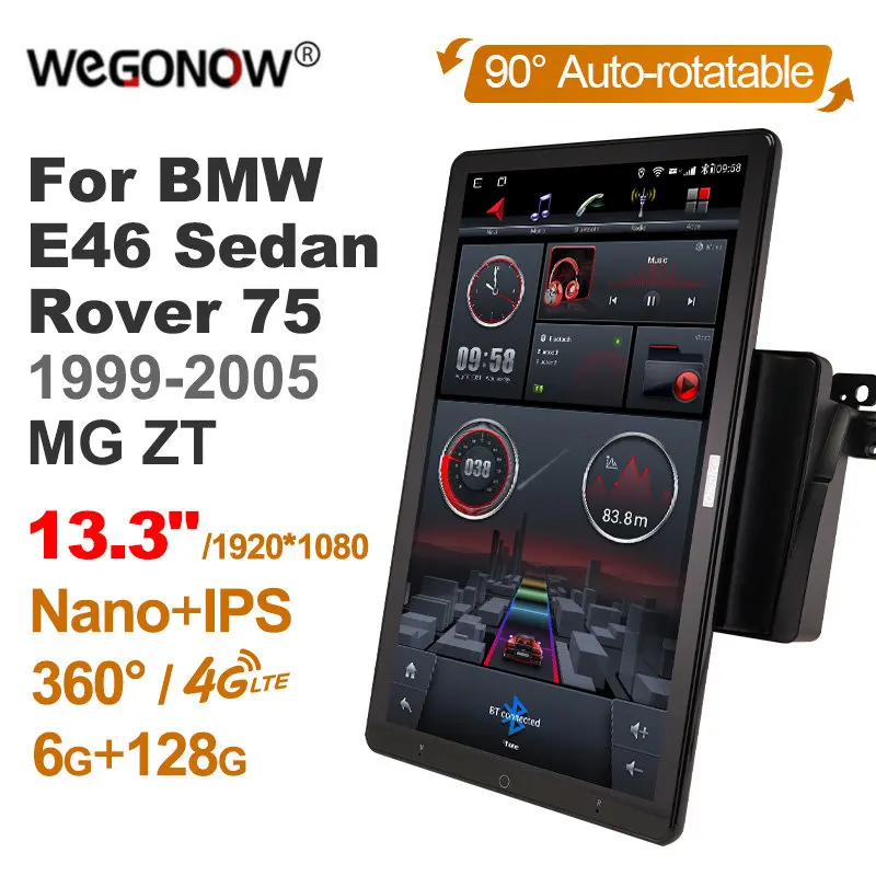 

Android10.0 Ownice Car Radio Auto for BMW E46 Sedan Rover 75 1999-2005 MG ZT 13.3'' No DVD support Quick Charge Nano 1920*1080