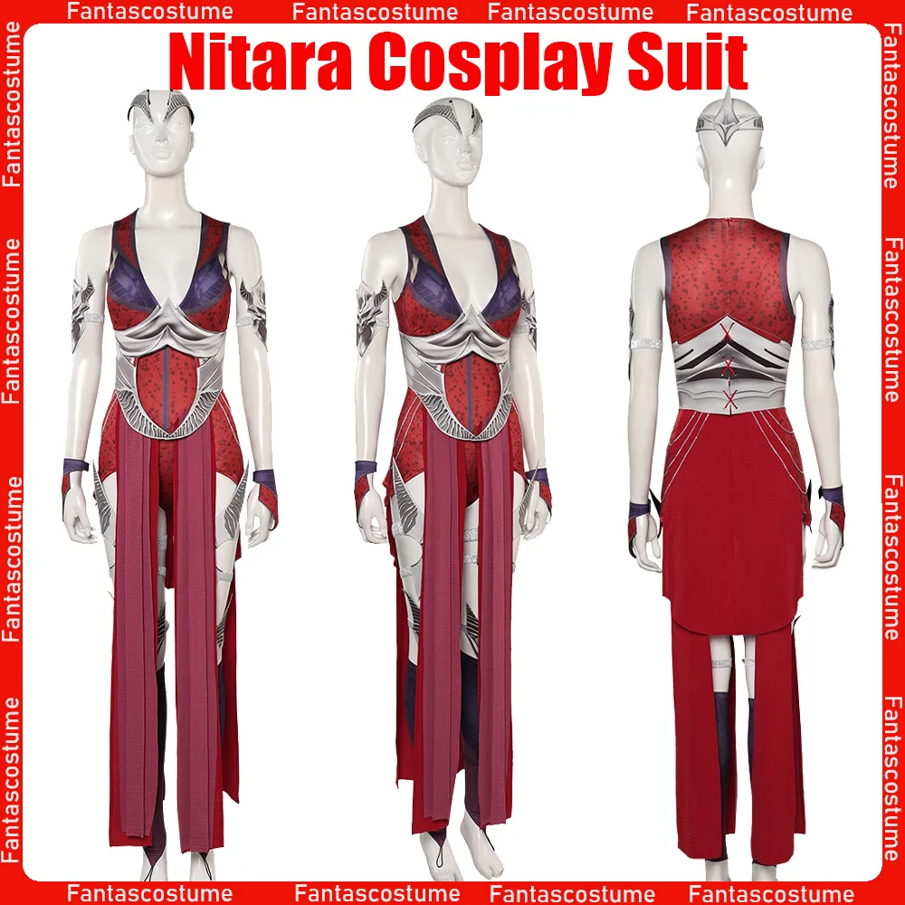 Nitara косплей женское платье игра Mortal ролевая комбат костюм фантазия одежда пояс