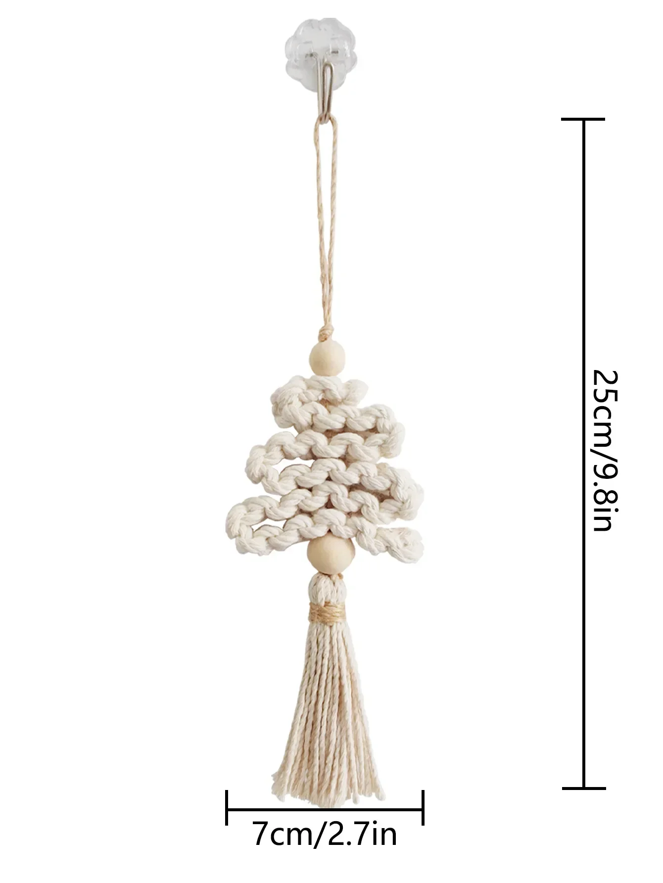 

Бохо Рождественский подвес из ткани