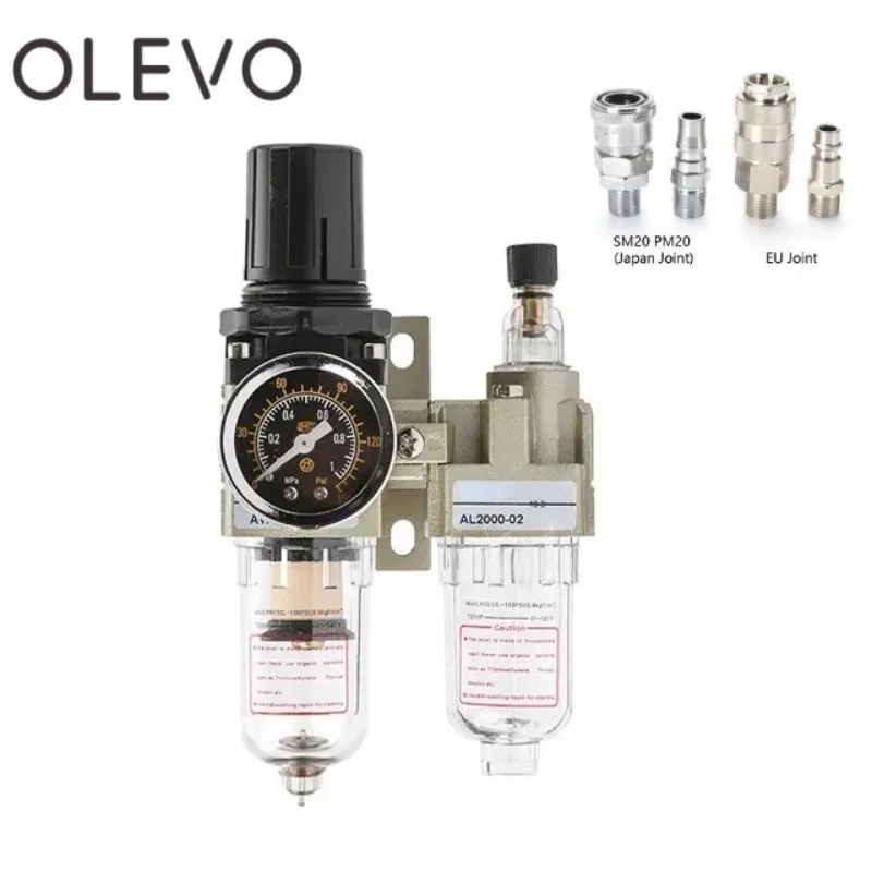 Air Filter Pressure Regulator Trap Pneumatic Oil Water Separator Pump Manual Drainage Supply Ac2010-02 Smc Type