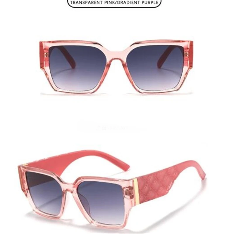 Новинка женские солнцезащитные очки с широкими штанинами в стиле ретро 2024 Модные