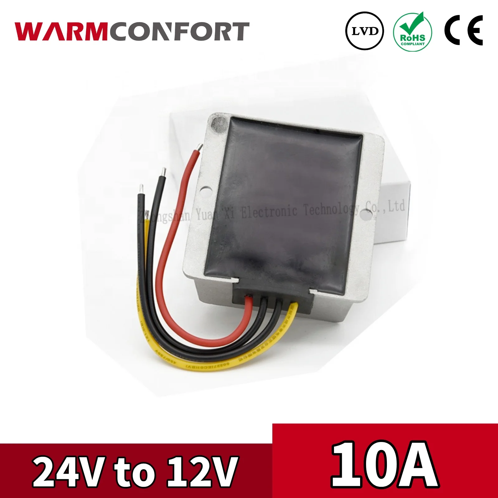 

24V to 12V 10A 120W DC DC Converter Step-down Buck Car Truck Vehicle
