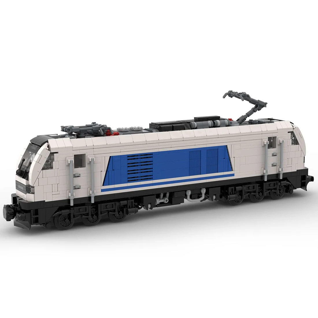 

Authorized MOC-102558 Set 1319pcs Genuine 6wide Static Version BR 159 - Eurodual Hybrid Locomotive Building Blocks Set Model