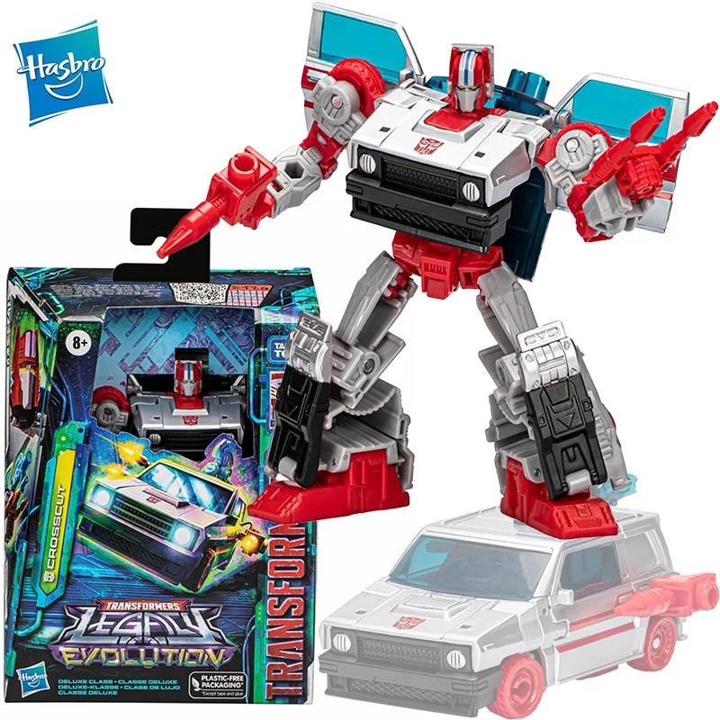 

In Stock Hasbro Transformers Legacy Evolution Deluxe Class Crosscut Anime Action Figures Robot Model Collection Toy