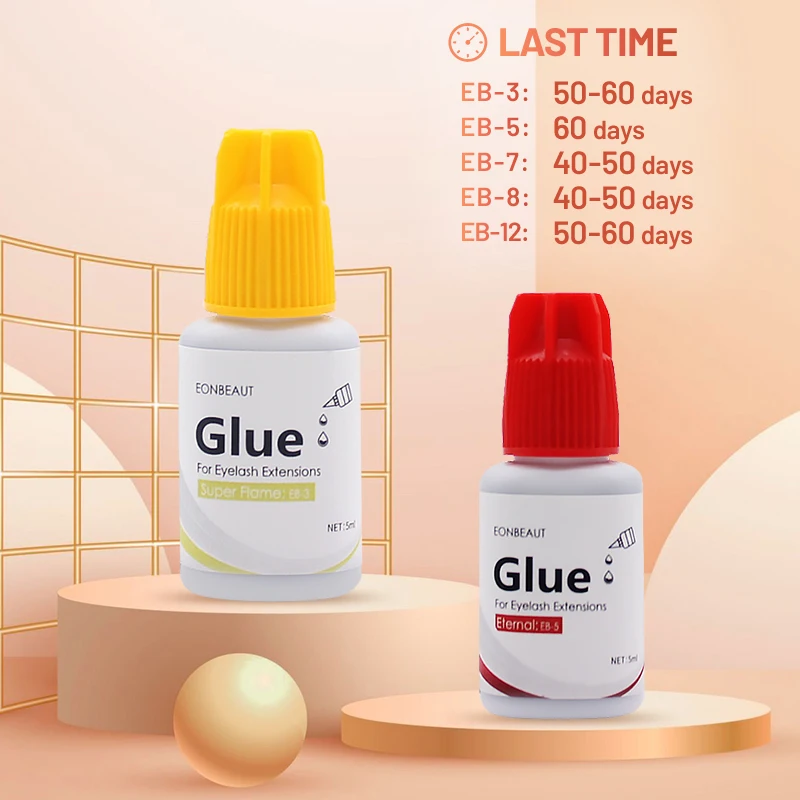 

EONBEAUT Eyelash Extension Adhesive Glue Eye Patch Strong Fast Mega Volume Lashes Hold Ultra Bonding Long Retention Fast Dry