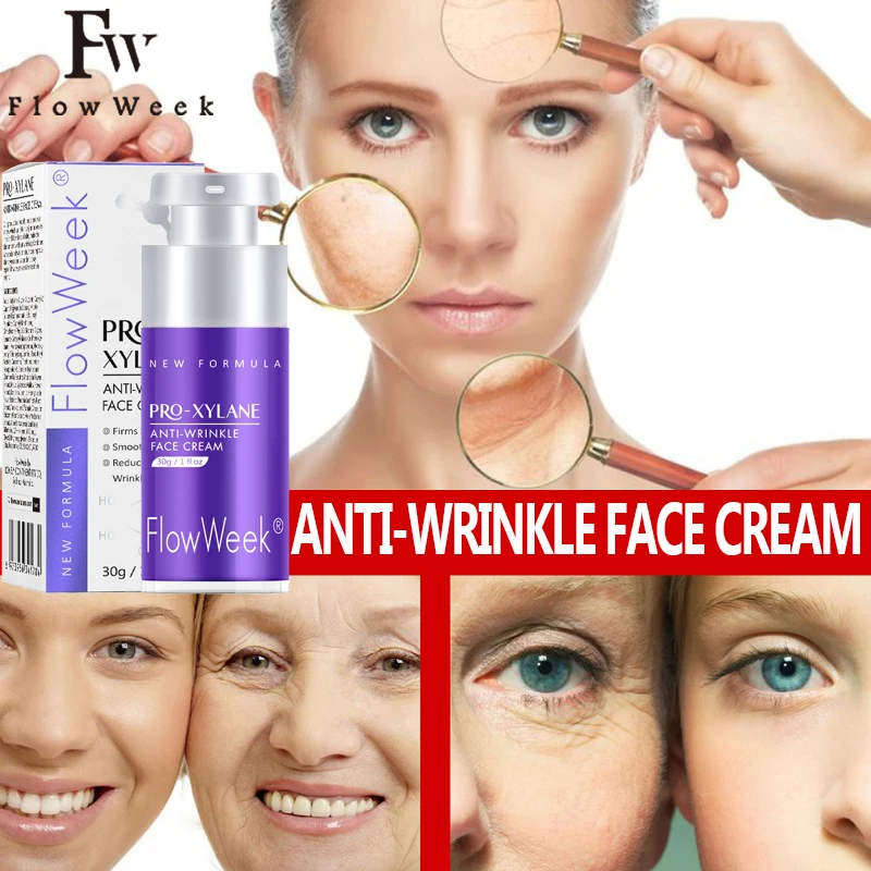 

Flow Week Wrinkle Repair Retinol Face Moisturizer Anti-Aging Anti Wrinkle Face Cream Moisturizing Whitening Facial Skin Care