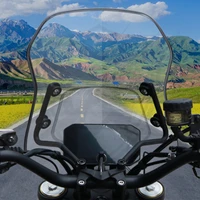 motorcycle handguard handlebar handguard transparent front windshield windshield modification accessories for loncin voge 500ac
