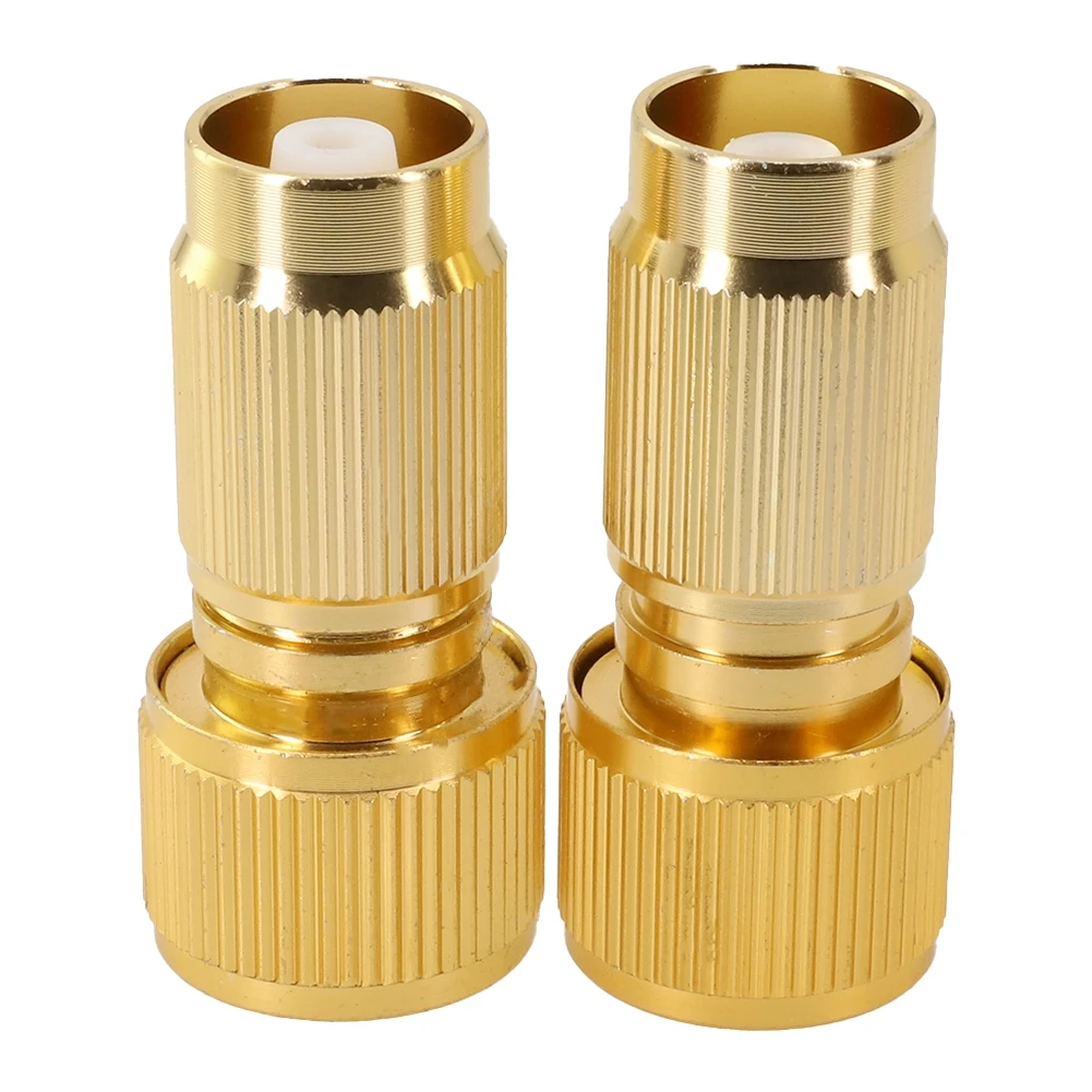 

Adaptor Connector 2pcs 6.2x2.2x2.5cm Aluminum Alloy Expandable Fitting Garden Irrigation Systems Quick Couplings