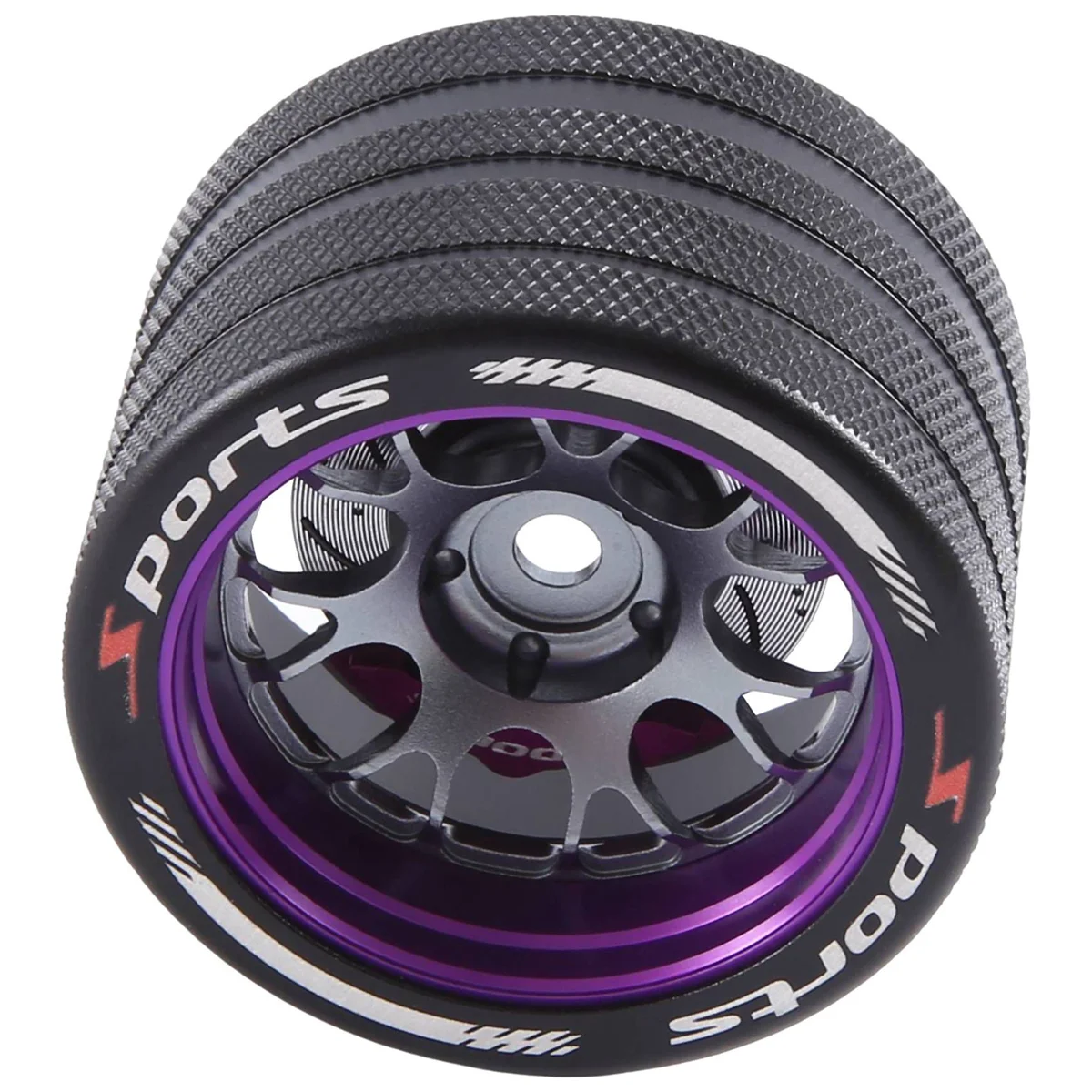 Фото Ручное колесо RC с тормозным дисковым тормозным суппортом для SANWA MT4/FUTABA 4PX /Flysky NB4 /KO EX Next /WFLY X9 передатчик фиолетовый №1