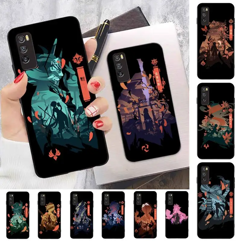 

Anime Genshin Impact Phone Case for Huawei Y 6 9 7 5 8s prime 2019 2018 enjoy 7 plus